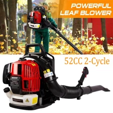 52CC 2-Cycle Gas Backpack Leaf Blower w/ Extention Tube 2-stroke Engine US Stock