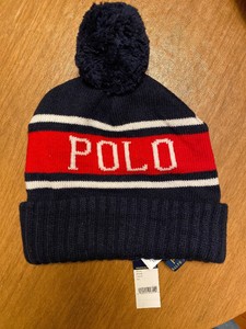 ralph lauren pom pom beanie