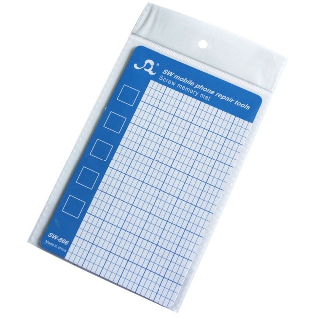 Clear Grid Magnetic Screw Memory Mat Mini Chart Work Pad Small Screw Clear Grid Magnetic Screw Memory Mat Mini Chart Work Pad Small Screw