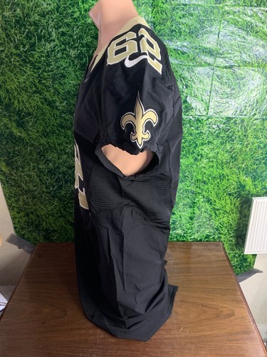 2012 New Orleans Saints Football #62 Cyril Lemon Game Jersey Nike Size 48 - Picture 2 of 5