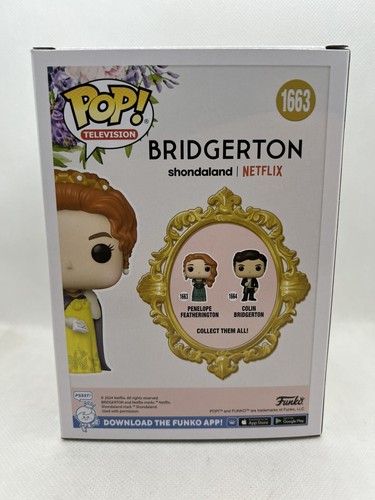 Funko Pop Vinilo Bridgerton Penelope Featherington 1663 Persecución Figura Amarilla NUEVO - Imagen 4 de 7