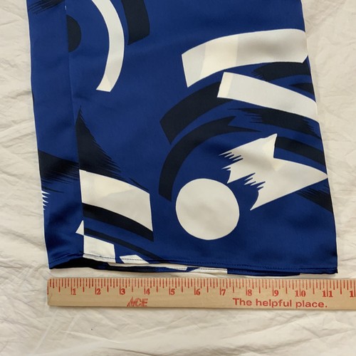 Lauren Ralph Lauren Blue White Palazzo Pants Elastic Waist Wide Leg Petite Small - Picture 16 of 16