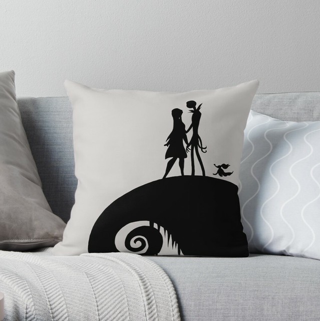 Disney Original Nightmare Before Christmas Pillow Case Reversible