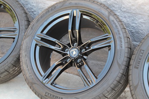Original Felgen Lamborghini Huracan Evo 19 " Schwarz Pirelli Audi s6 s7 - Picture 12 of 24