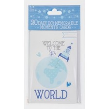 30 BABY MEMORABLE MOMENTS CAPTURE CARDS NEW BABY SHOWER GIFT NEW IN A BOX