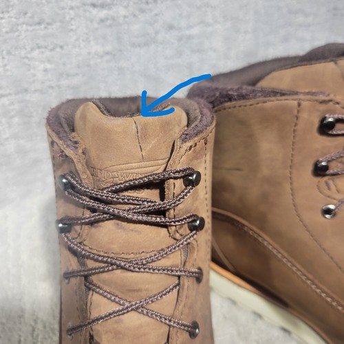 Red Wing Traction Tred Women's 10D Brown Leather Waterproof Safety Toe Boots - Picture 5 of 12