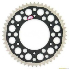 Renthal TwinRing Rear Sprocket Black 49 Tooth (1230-520-49GPBK)