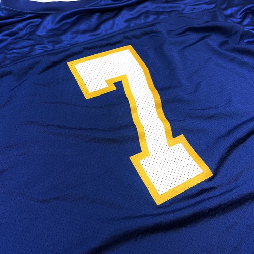 Riddell Raider Nation #7 Ocean Blue Vintage Football Jersey Men's Size 3XL - Picture 9 of 9