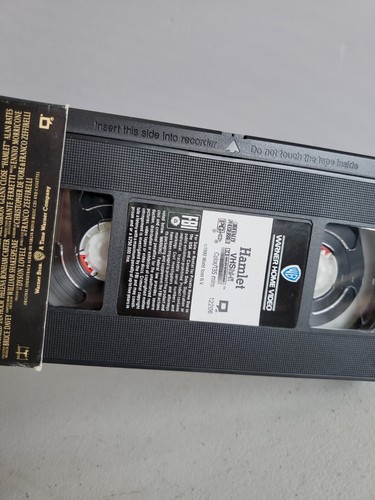 Hamlet VHS Tape 1991 William Shakespeare Mel Gibson Glenn Close Alan Bates - Picture 3 of 3