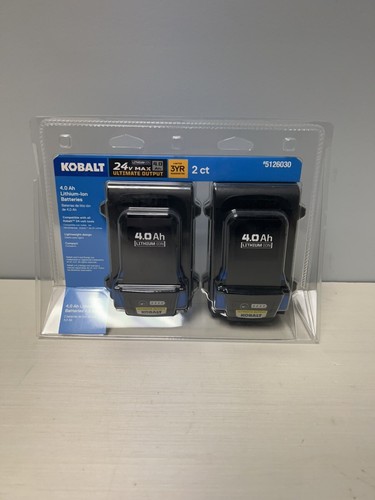 Kobalt Tools 4 AH 20 V LI-ION AKKUS 2ER-PACK 5126030 (AR1000436)