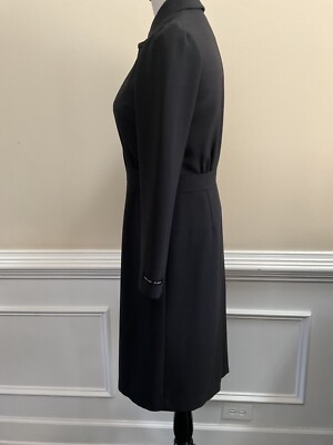 ★IT MICHAA★ Itmissha tailored single button long coat ITOB it MICHAA Black Long Sleeve Button Front Dress Size M | eBay