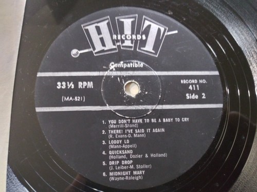 Current Hits Volume No. 11 VG- Original Mono HIT HLP-411 Comp LP Record 1964 POP - Picture 4 of 4