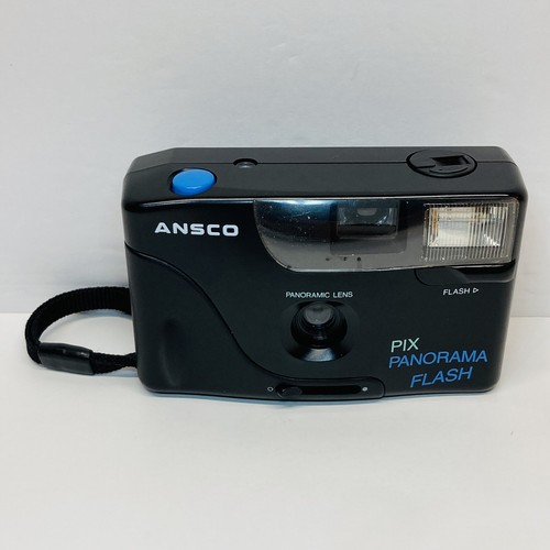 ANSCO PIX Panorama Flash Camera with Film (For Parts Read Description)
