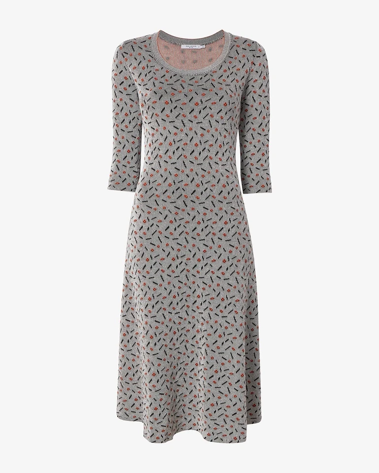 MM Lafleur The Tippy 连衣裙 尺寸 M Midi 灰色 — 第 4/4 张图片