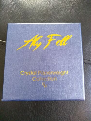NEGROMANTE CRISTALLO CUPOLA VETRO FERMACARTE DI ALY FALL NUOVO IMBALLATO regalo 8x4,5 cm - Foto 4 di 4