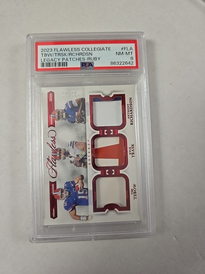 2023 Flawless Collegiate Legacy PatchesRuby Richardson/Tebow/Trask 11/20 POP 1 eBay