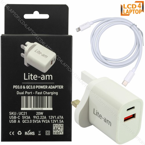 For Wireless Charging Case for AirPods Power Supply AC Adapter Charger 20W USB-C - 第 8/14 張圖片