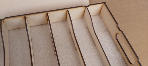 Laser Cut OO Gauge Model Railway Storage & Transportation Box Stackable & Lid - Picture 5 of 11