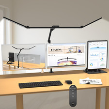 36W Dimmable 3000 Lumen LED Desk Lamp with Clamp for Home Office