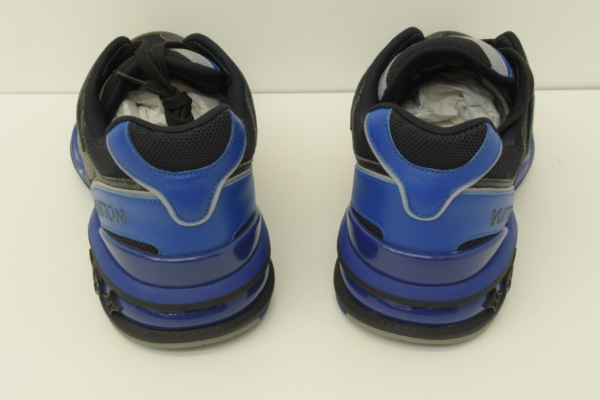 Authentic Louis Vuitton Trainer Black Blue Sneakers FD 0210  display picture 1