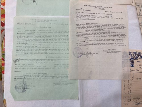 WW2 LOT DOCUMENTS VARIOUS ALPINE BATTALION VAL TOCE III°GROUP 1941. - Picture 3 of 24