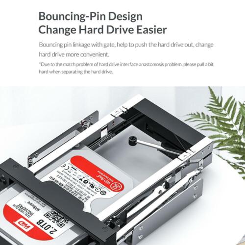 ORICO 5.25 Trayless Hot Swap Mobile Rack for SATA 3.5 Hard Drive HDD Caddy Dock - Picture 5 of 9