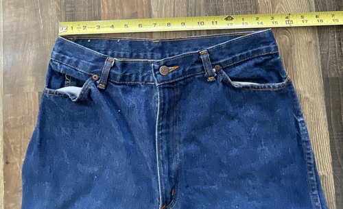 H.I.S Chic Jeans Women size 16 Dark Wash 80s USA W29 L34 - Picture 5 of 14