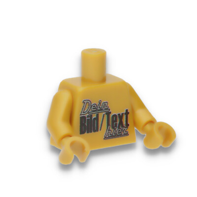 Original LEGO Torso Oberkörper bedruckt mit deinem Bild Text oder LOGO - NEU -