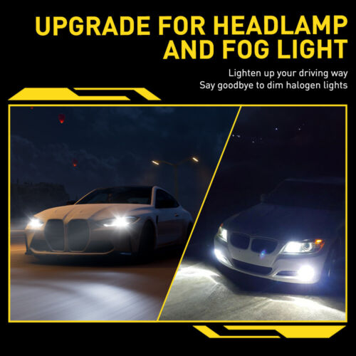 22000LM 9005 HB3 LED Headlight Bulbs Conversion Kit High Beam Super Bright White - Picture 3 of 9