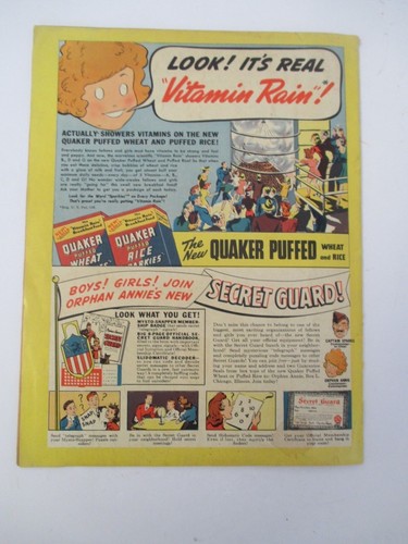 1940 Adventures of LITTLE ORPHAN ANNIE Quaker Rice Sparkies Giveaway Comic - Bild 6 von 6
