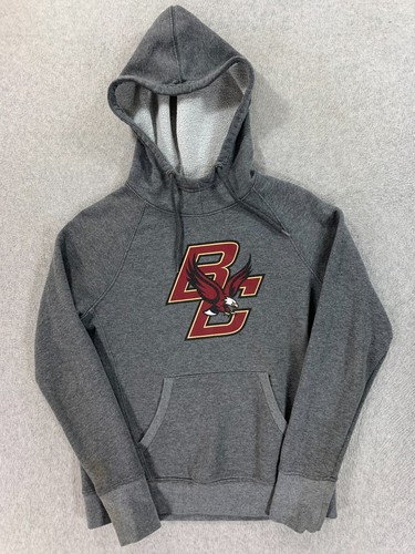 Boston College Eagles Champion Athletic Hoodie Sweatshirt (Women's Small) Gray