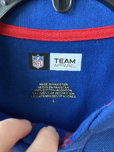 New York Giants GOLF SHIRT LARGE New NWT Polo NFL Team Apparel Blue - Picture 6 of 11