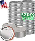 52Pcs Mason Jar Lids with Rings Regular Mouth, Upgrade Canning Lids with Rings/B