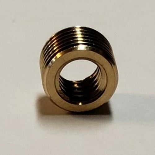 BRASS LAMP BUSHING REDUCER 1/8IP M TO 1/4-20F THREADS LAMP PART NEW 55287J - 第 3/4 張圖片