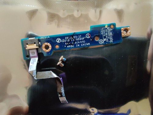 Genuine Dell Latitude E7440 Media Control Button Board LS-9594P w/ Ribbon Cable - 第 1/1 張圖片