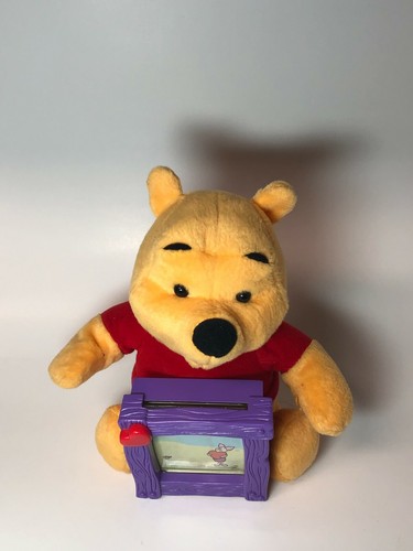 Vtg 1998 Disney Winnie The Pooh Plush "I Love You" Light Up Frame Piglet Tigger - Picture 5 of 6