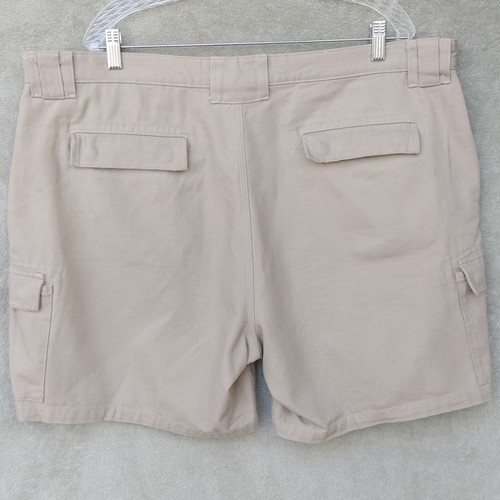 Duluth Trading Co. Mens Size 42 Tan Beige Cargo Shorts Cotton Relaxed Fit - Picture 3 of 14