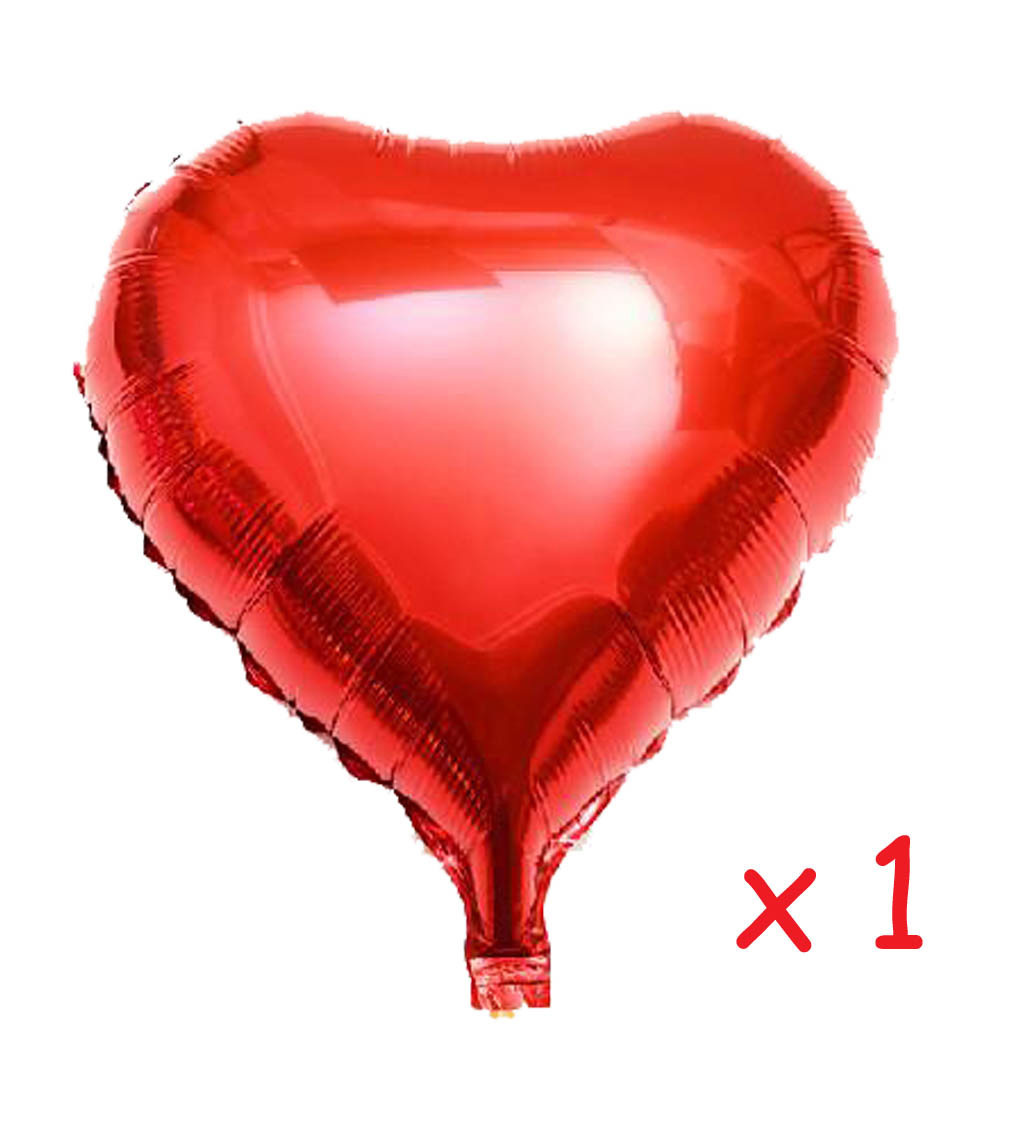 Red Heart Balloon 18inch Foil Helium Hearts Balloons Love Valentine ...