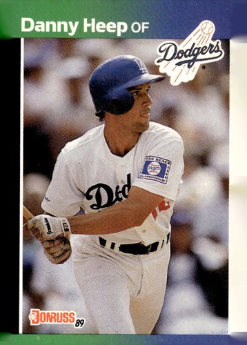 1989 Donruss #368a Danny Heep