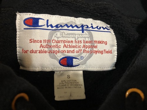 University Of Iowa Hawkeyes Small Black Champion Hoodie Sweatshirt  - Picture 4 of 11