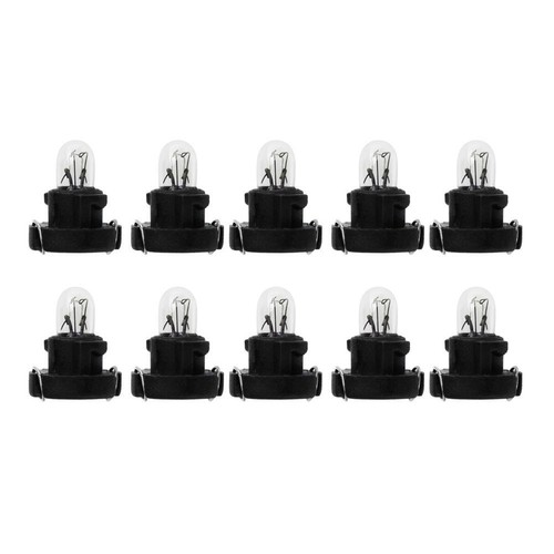 10pcs T3 LED 12V Car Interior Instrument Light Bulbs Dashboard Lamps(Black) - Picture 1 of 9