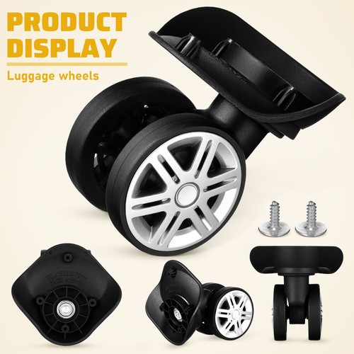 4 Pcs Trolley Wheels Caster vendu Case Accessories Office Travel Luggage Replacement