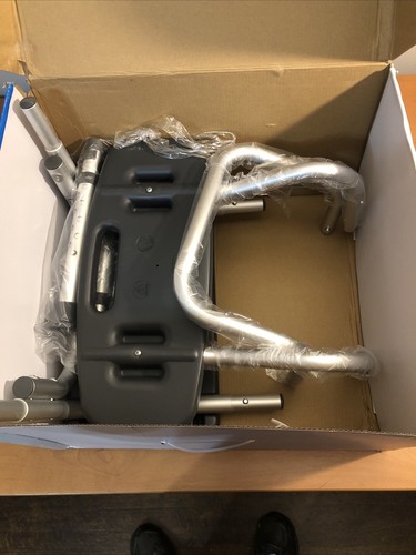 Banco di Trasferimento con Schienale, Equiparare Banco Doccia Durevole, Nero - Foto 9 di 18