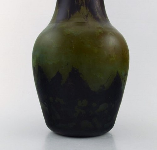 Daum Nancy, France. Colossal art deco vase in mouth-blown art glass - Picture 5 of 6