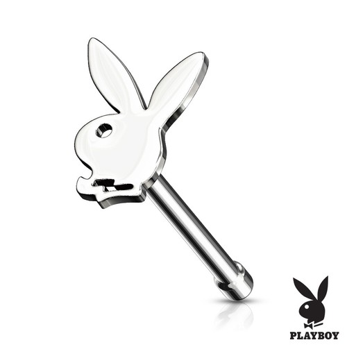 Playboy Bunny Nose Bone Stud - Picture 4 of 4