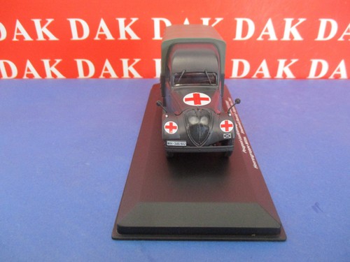 Die cast 1/43 Modellino Auto Ambulanza Peugeot Typ DK 5J Wehrmacht Smolensk 1941 - Foto 3 di 6