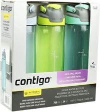 Contigo Autoseal Water Bottles, 100% Spill-Pr...