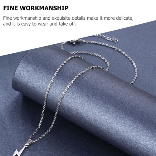 Titanium Steel Pendant Man Neck Chain Valentine Necklace - Picture 2 of 12