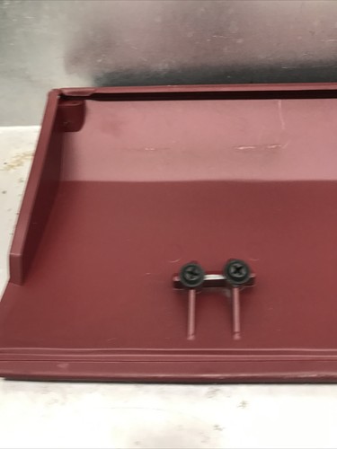79-97 DODGE RAM VAN B150 B250 B350 UPPER GLOVE BOX DOOR Lid Red With Key OEM - Picture 8 of 16