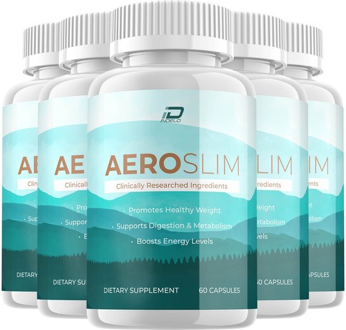 (5 Pack) AeroSlim Keto Capsules – AeroSlin Keto Pills Advanced Formula, 800MG - Picture 1 of 3
